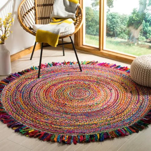 Jute Chindi Rug -IC-18413 / Multi