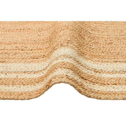 Jute Braided Rug -IC-18407 / White