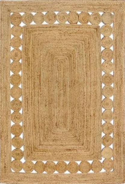 Jute Braided Rug -IC- 17094 Natural