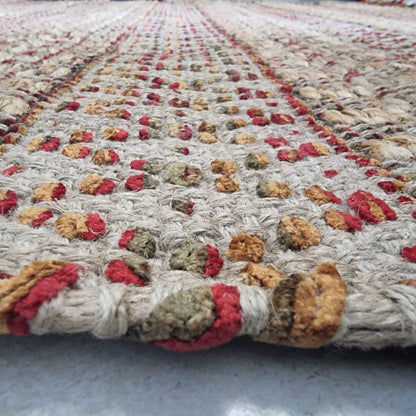 Jute Rayon Kilim Rug -IC-14719 Multi